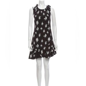 Derek Lam 10 Crosby Silk Mini Floral Sleeveless  Dress Sz 6